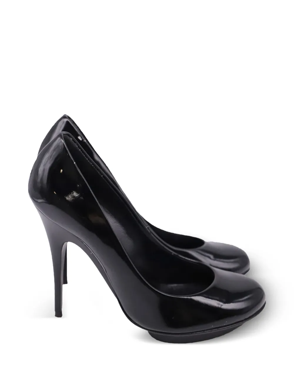 Giuseppe Zanotti Vintage platform patent leather pumps - Schwarz