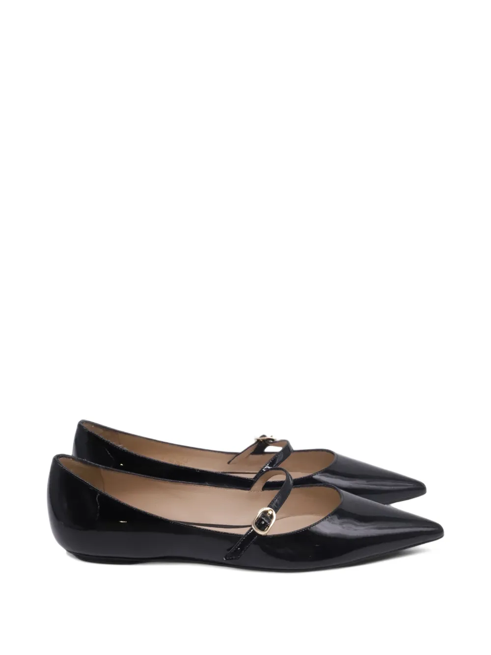 Stuart Weitzman 2010s Emilia Mary Jane ballet flats - Schwarz