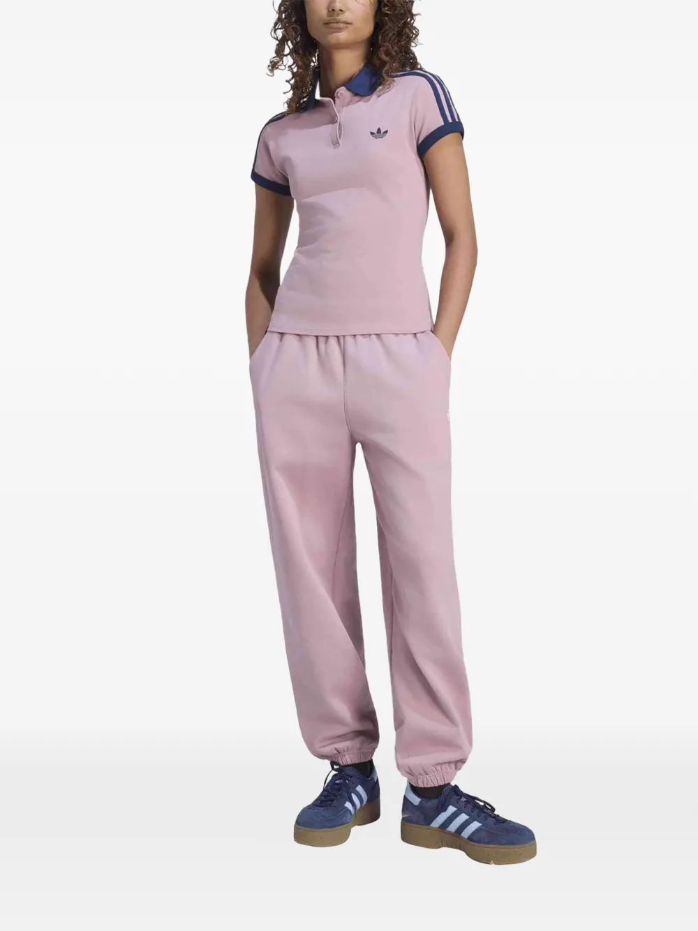 adidas 3-Stripes polo Roze