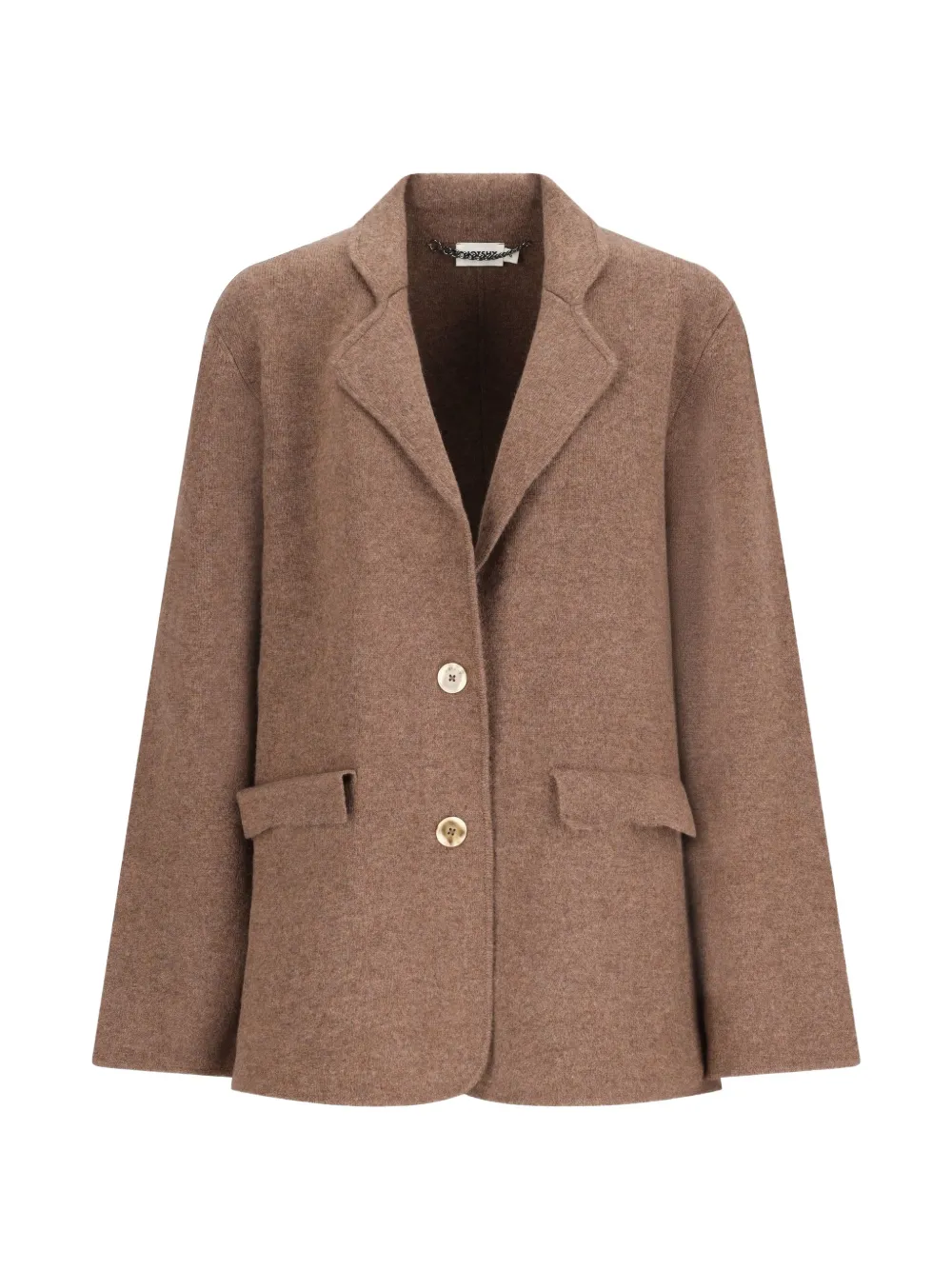 NOTSHY cashmere notch-lapel jacket - Brown