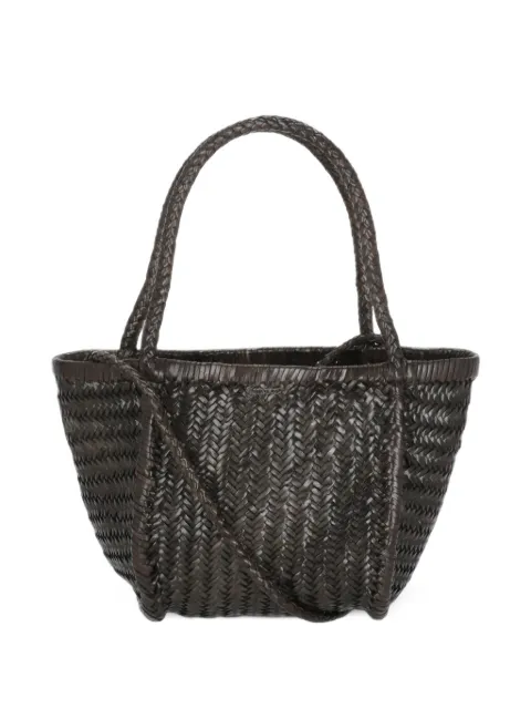 VIPERA braided leather shoulder bag