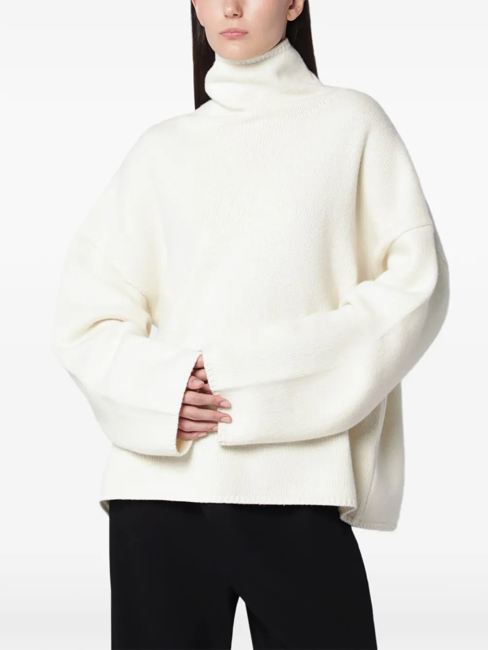 Almada Label Amie roll-neck sweater - Weiß