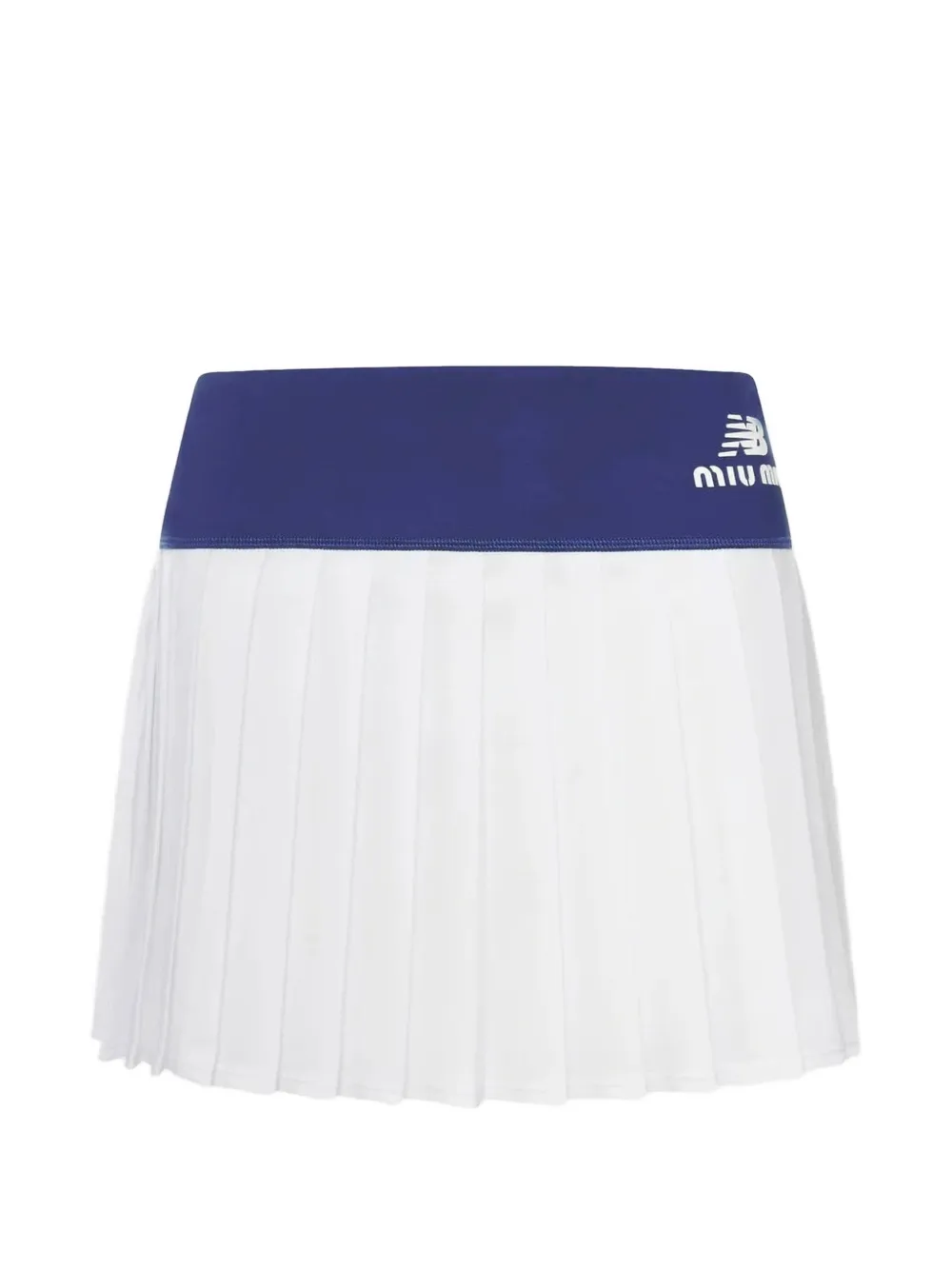 Miu x New Balance pleated mini skirt Wit