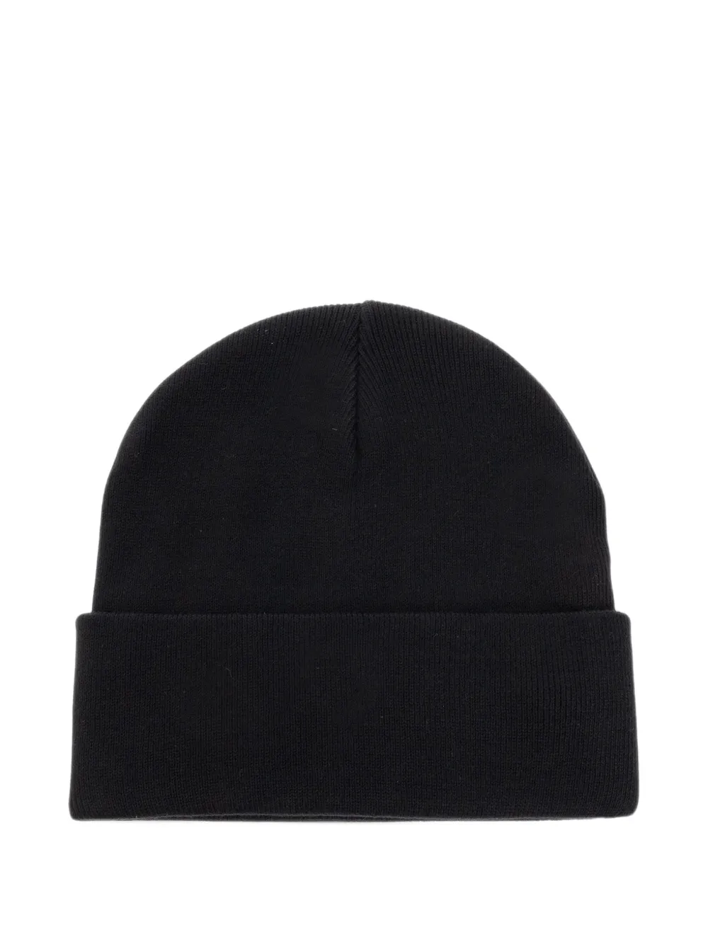 Palm Angels logo-patch beanie hat Zwart