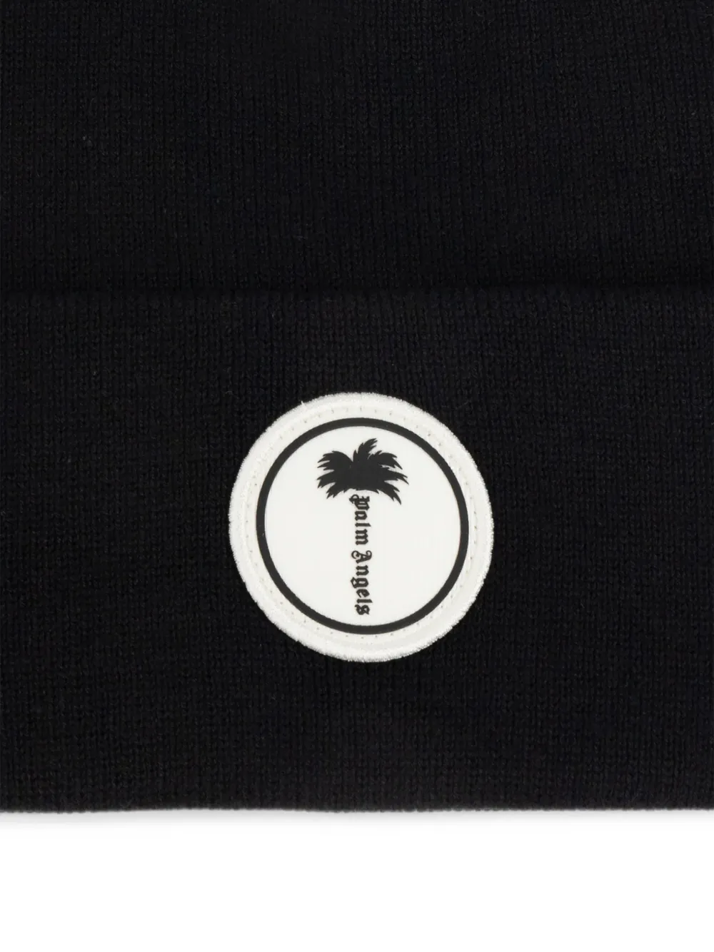 Palm Angels Muts met logopatch Zwart