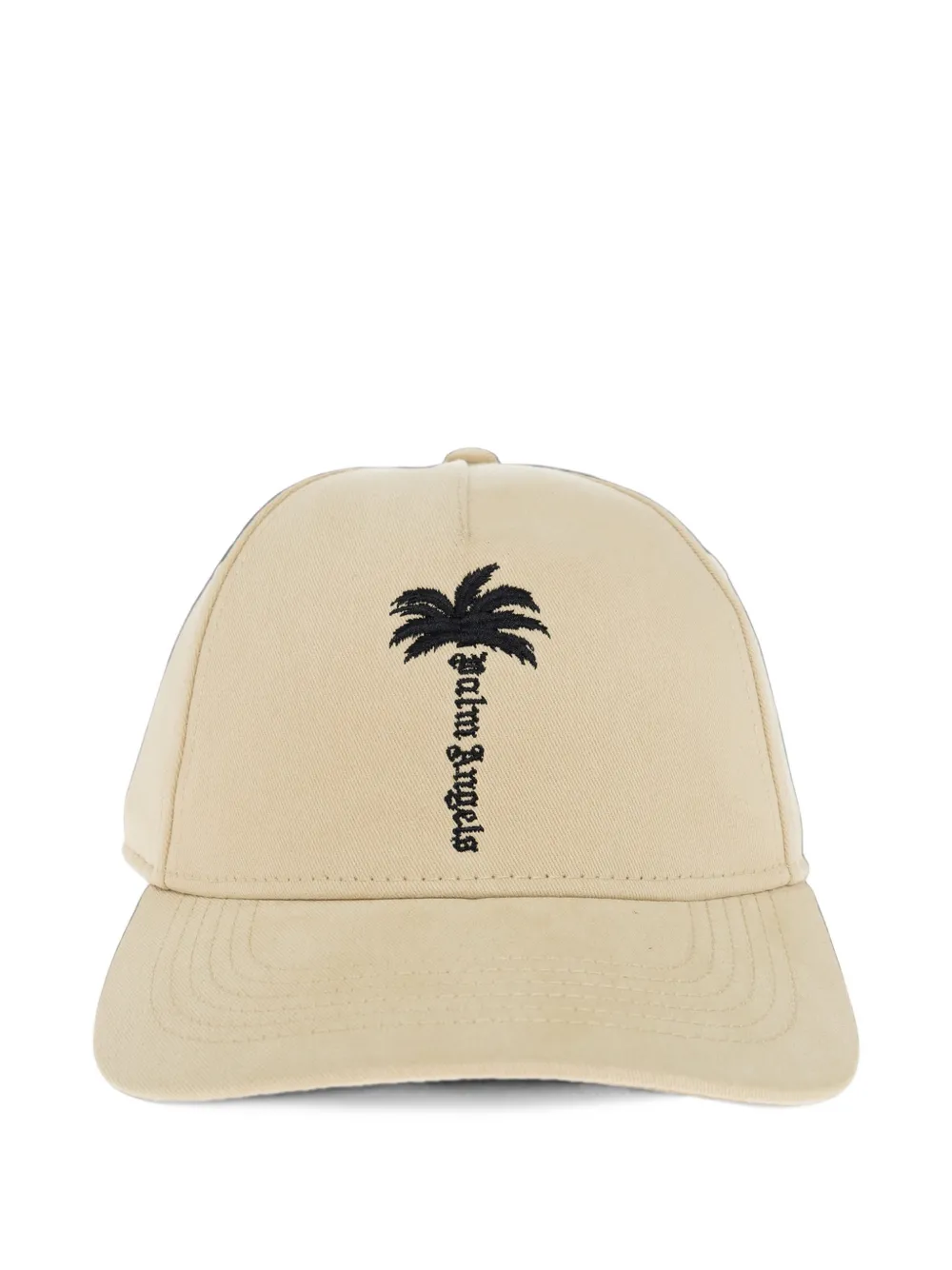 Palm Angels tree-embroidered baseball cap Beige