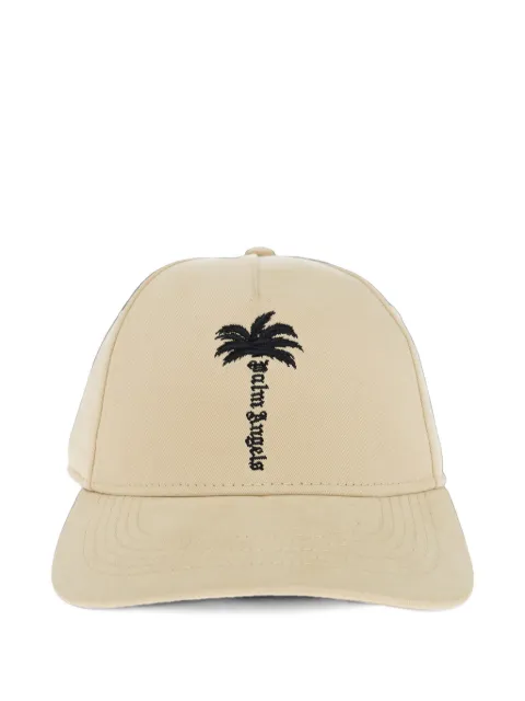 Palm Angels tree-embroidered baseball cap