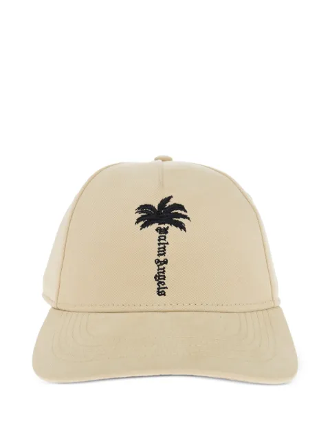 Palm Angels tree-embroidered baseball cap