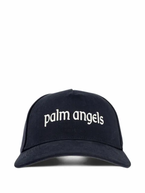 Palm Angels logo-print cotton baseball cap
