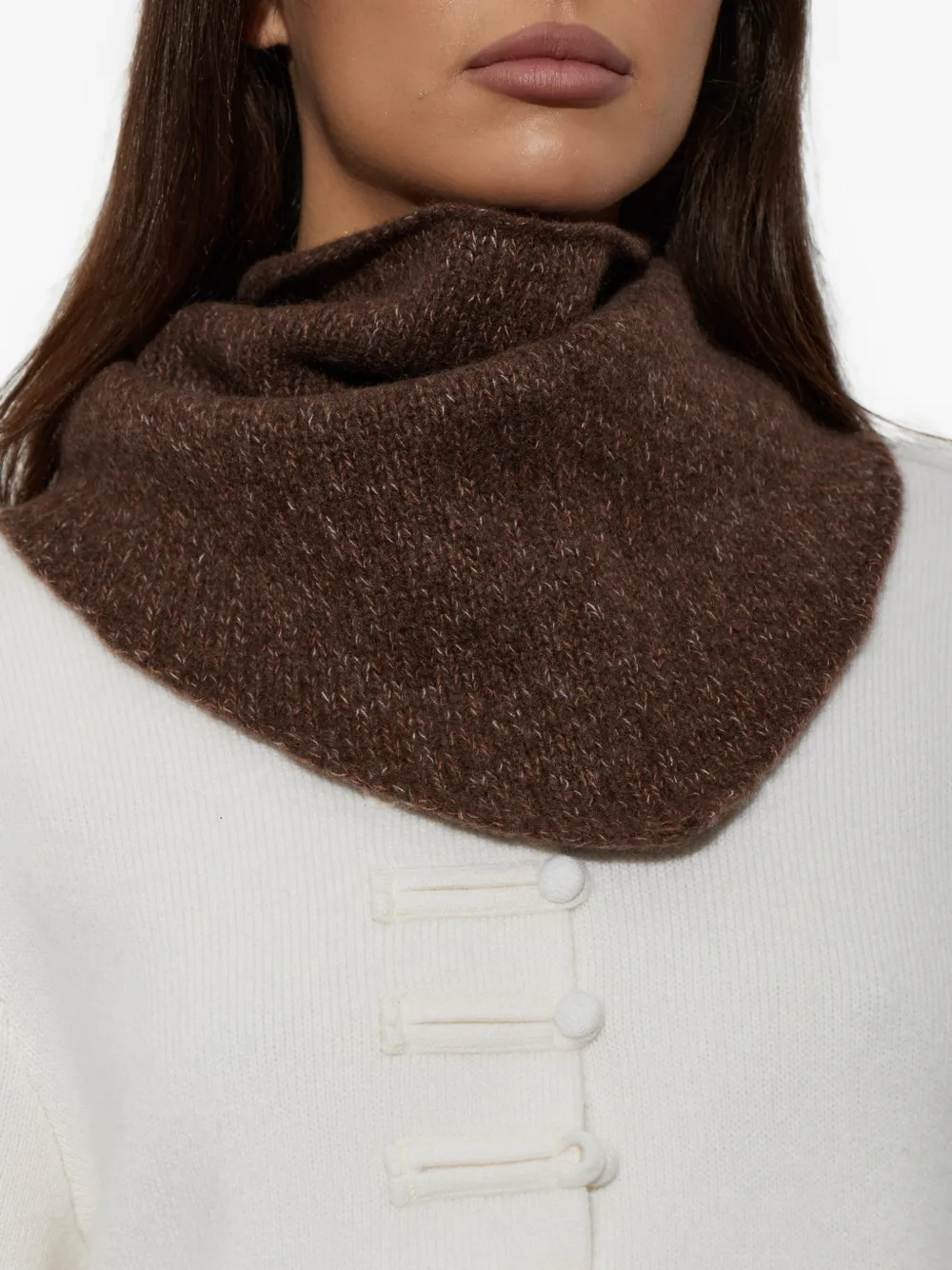 Lisa Yang Mairina cashmere scarf Bruin