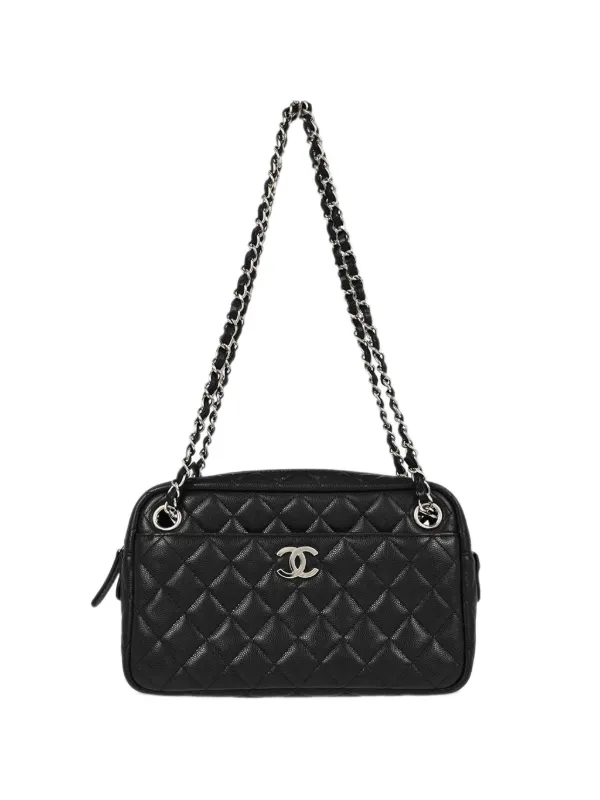 CHANEL Pre-Owned キルティング カメラ ショルダーバッグ | ブラック