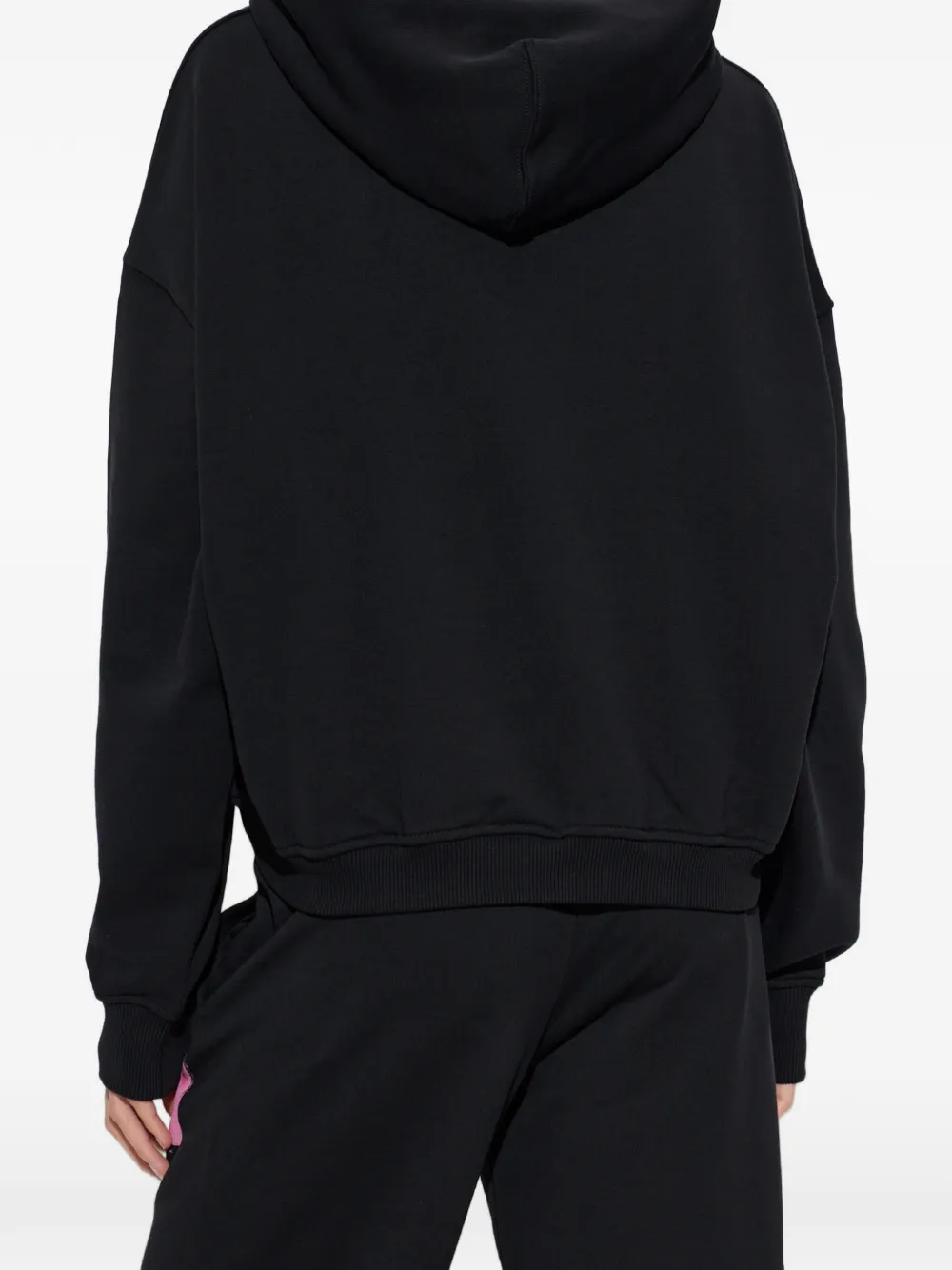 Palm Angels palm-print hoodie Zwart