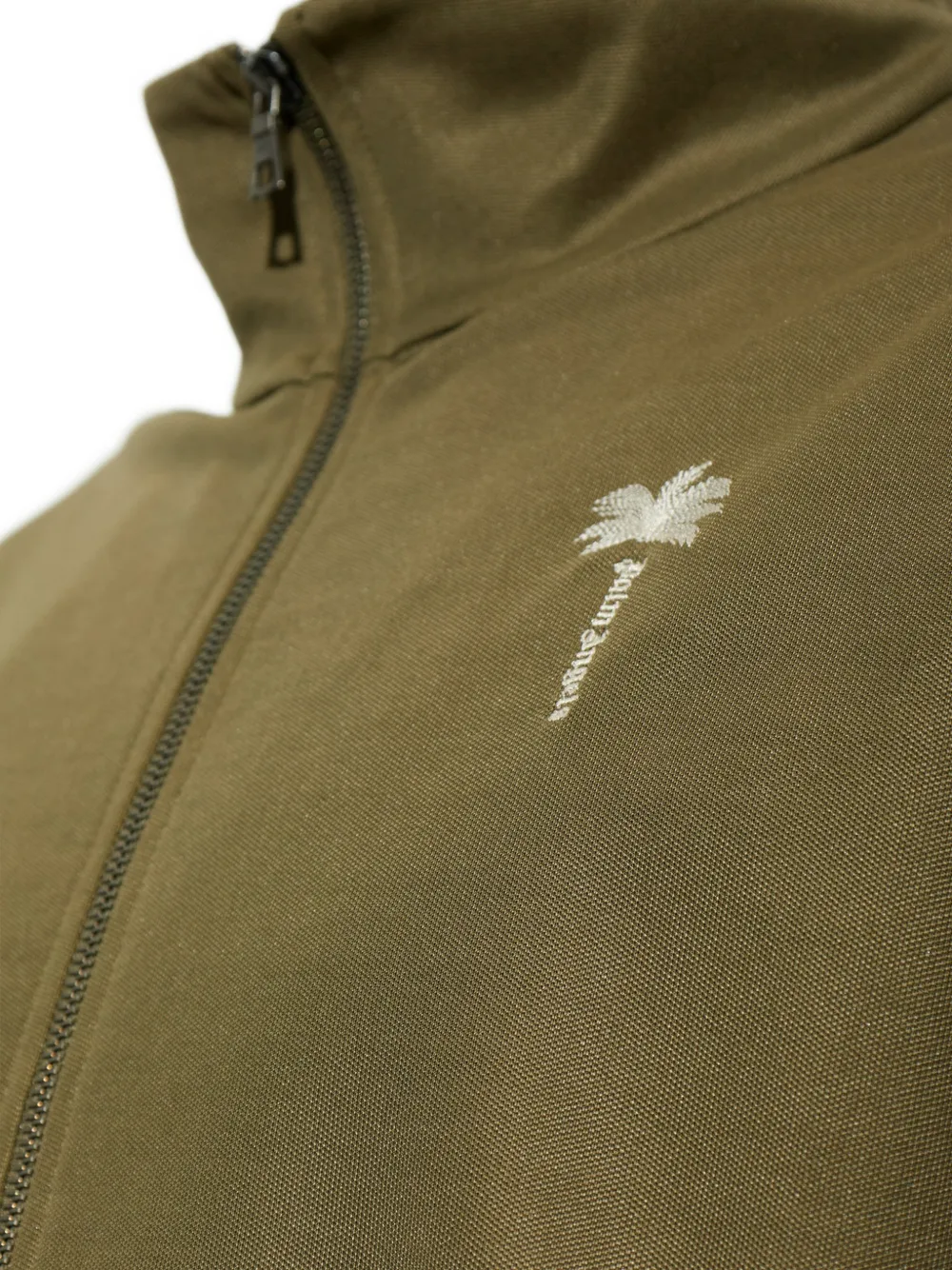 Palm Angels Palm Tree striped track jacket Groen