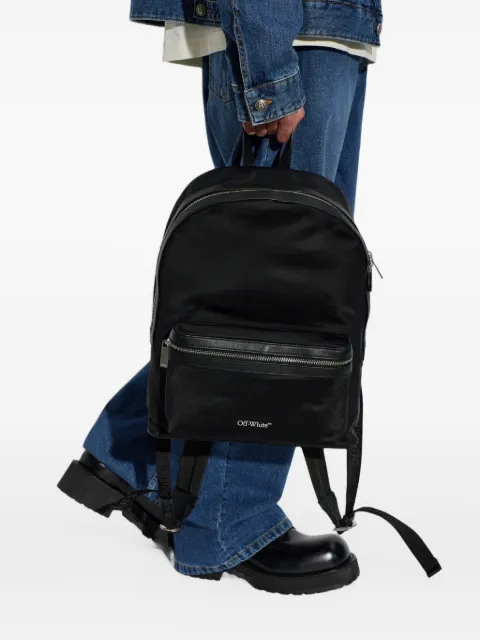 Off-White logo-print backpack