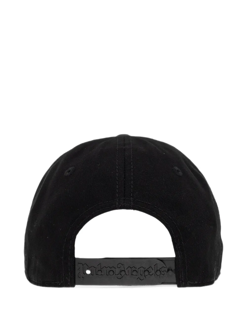 Palm Angels logo-patch baseball cap Zwart
