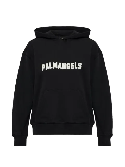 Palm Angels logo-print hoodie