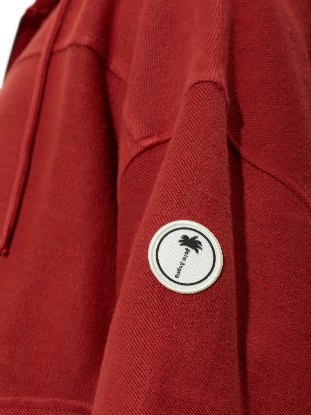 Palm Angels Palm Tree zip loose hoodie Rood