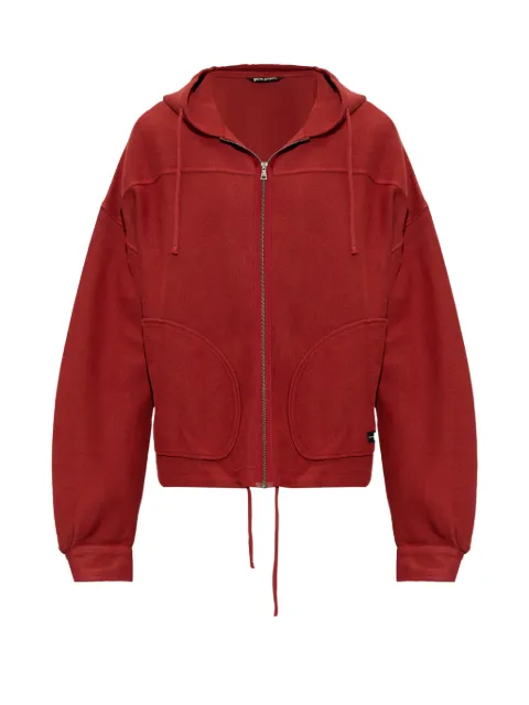 Palm Angels Palm Tree zip loose hoodie