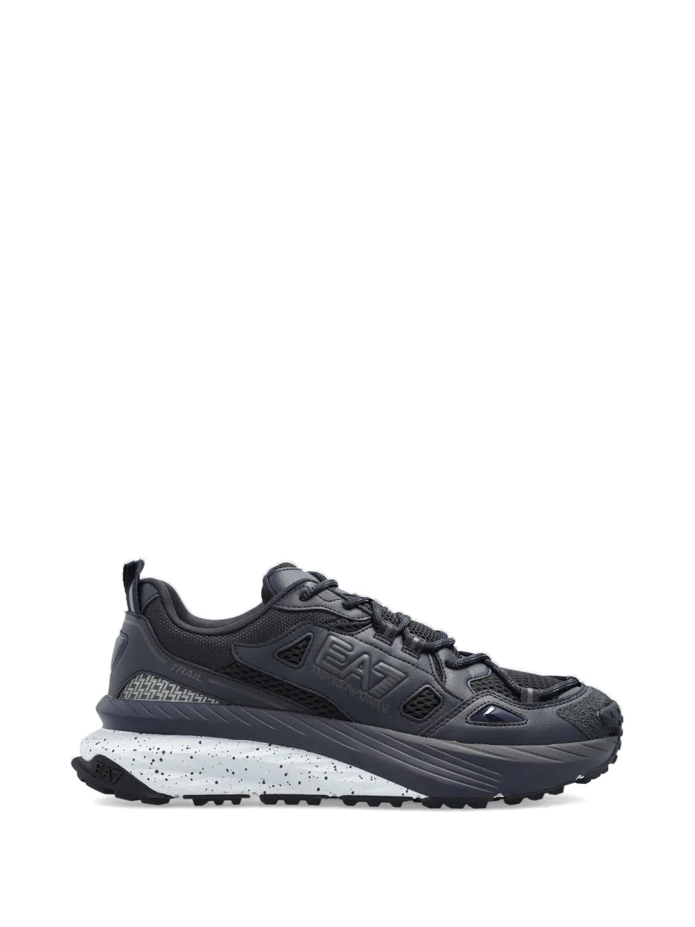 Ea7 Emporio Armani Crusher Sonic Trail 2.0 logo-detail sneakers - Blu