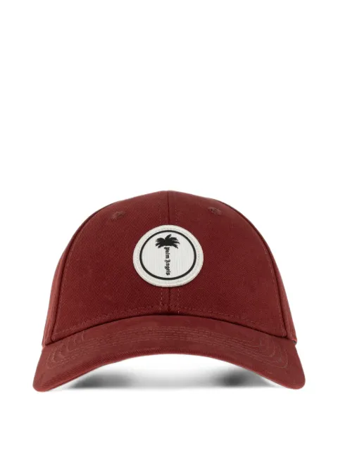 Palm Angels logo-patch baseball cap