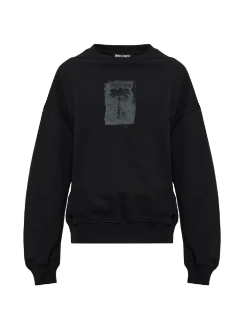 Palm Angels sudadera con palmeras estampadas
