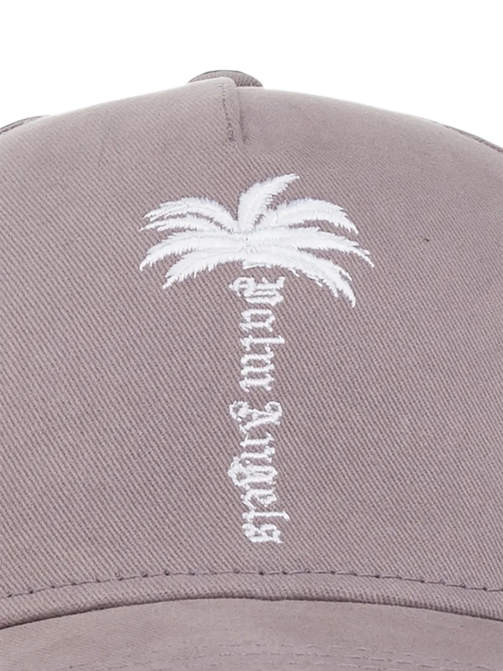 Palm Angels logo-embroidered baseball cap Paars