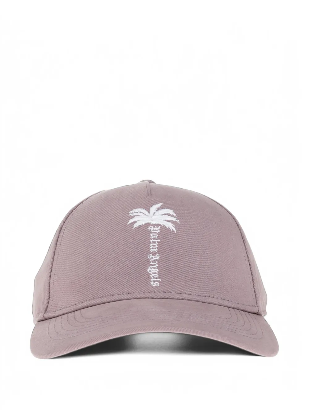 Palm Angels logo-embroidered baseball cap Paars