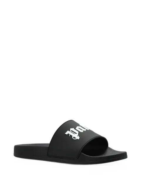 Palm Angels logo-print slides