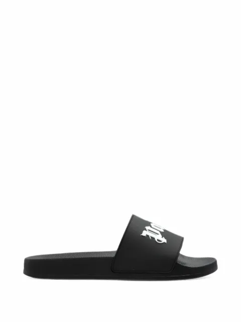 Palm Angels logo-print slides