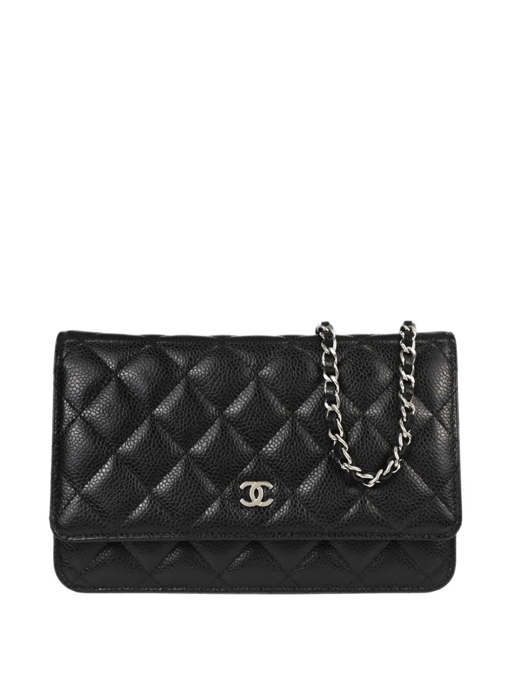 CHANEL Pre-Owned mini 2019 quilted Caviar leather shoulder bag - Schwarz