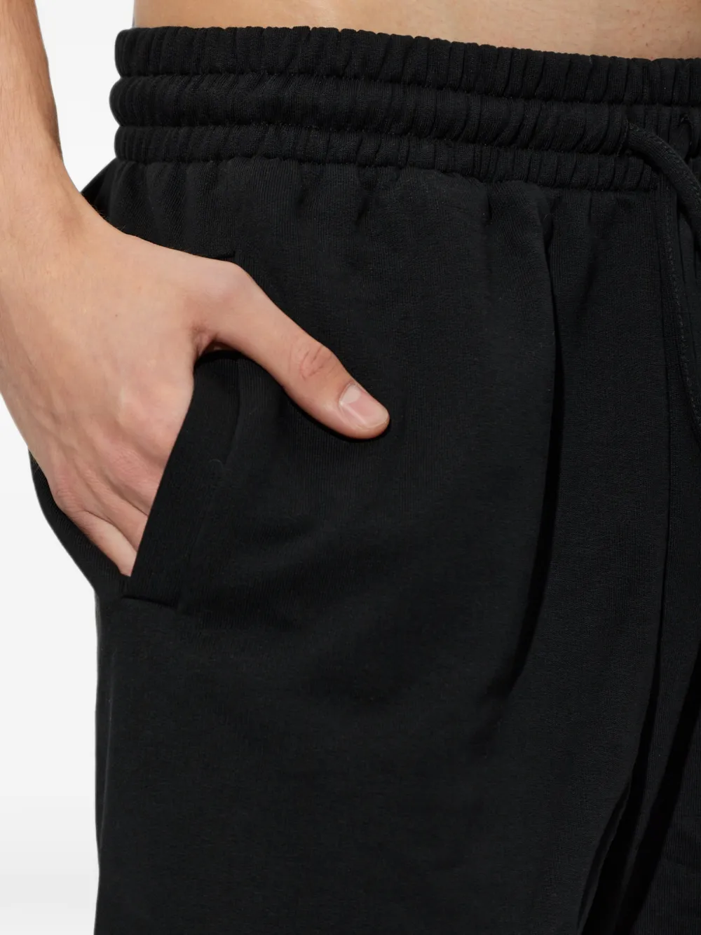 Palm Angels drawstring track pants Zwart