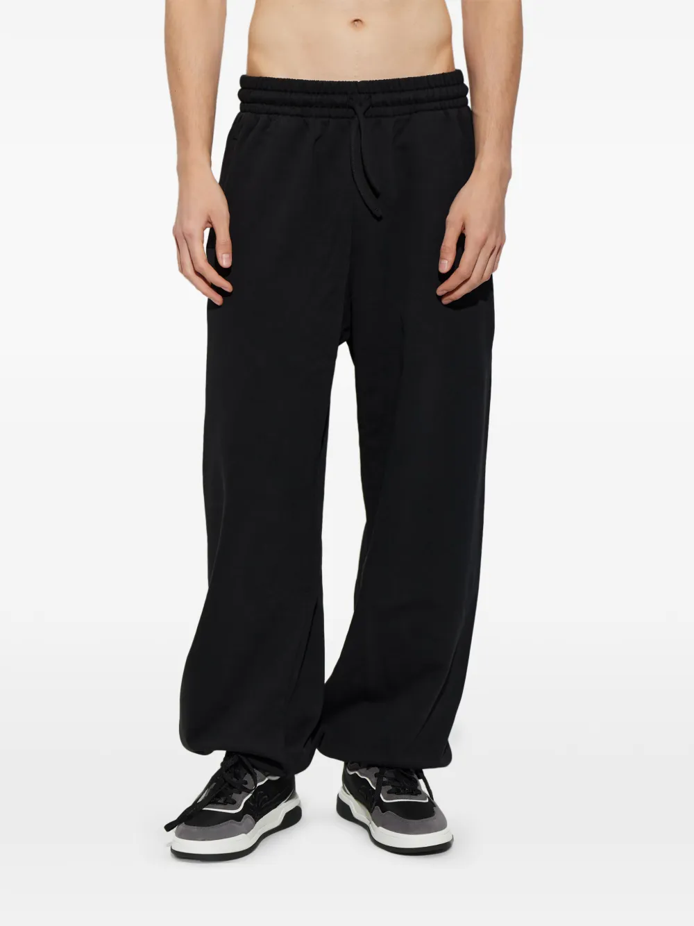 Palm Angels drawstring track pants Zwart