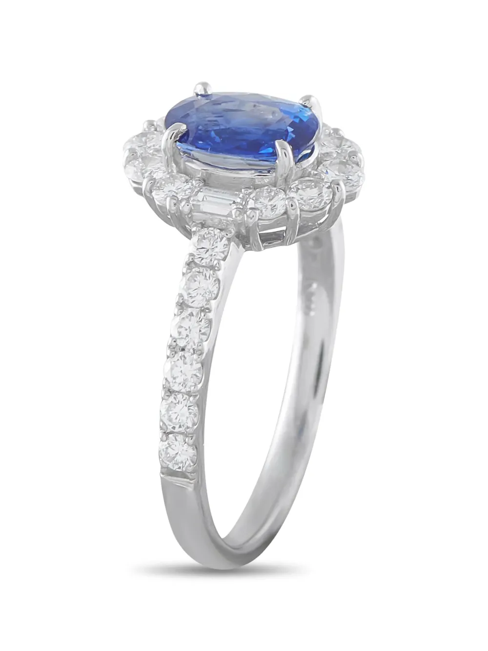 LB Exclusive sapphire and diamond ring - Silber