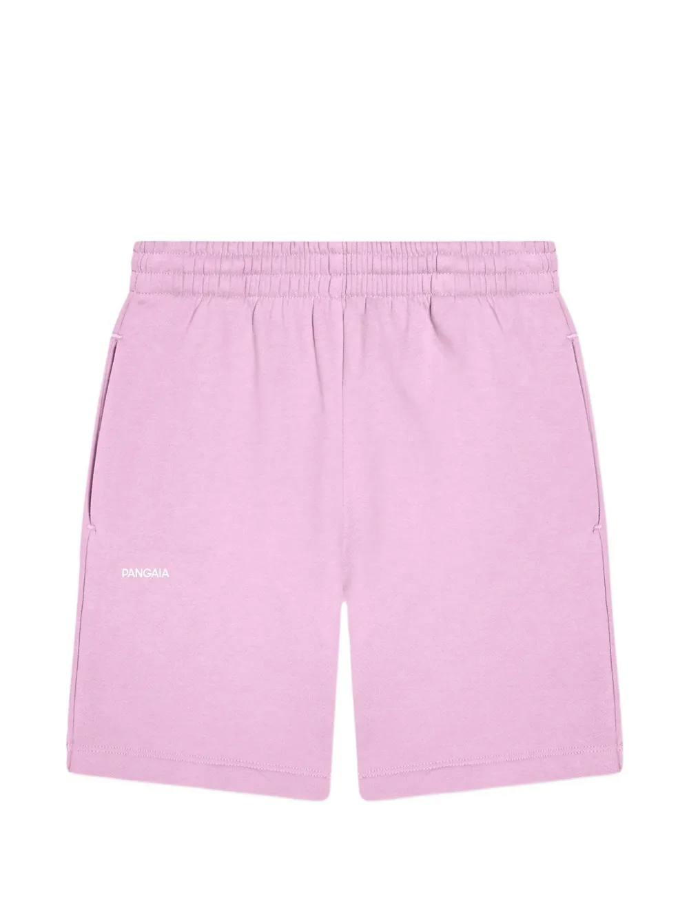 Pangaia Kids logo-print elasticated-waist shorts - Rosa
