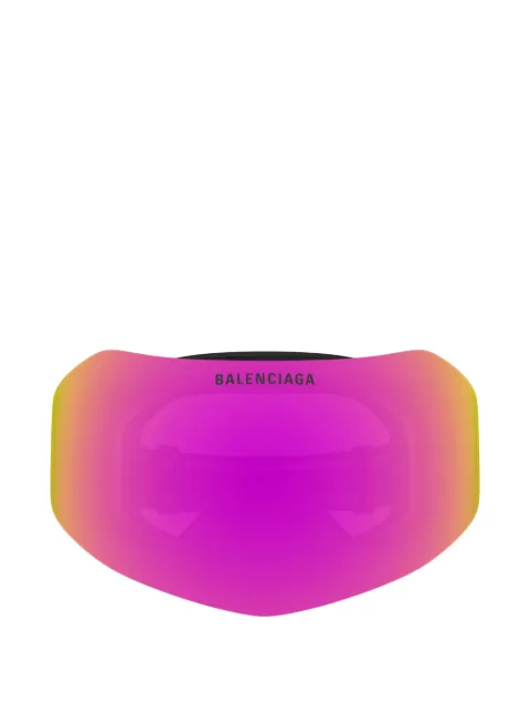 Balenciaga Eyewear logo-strap ski goggles