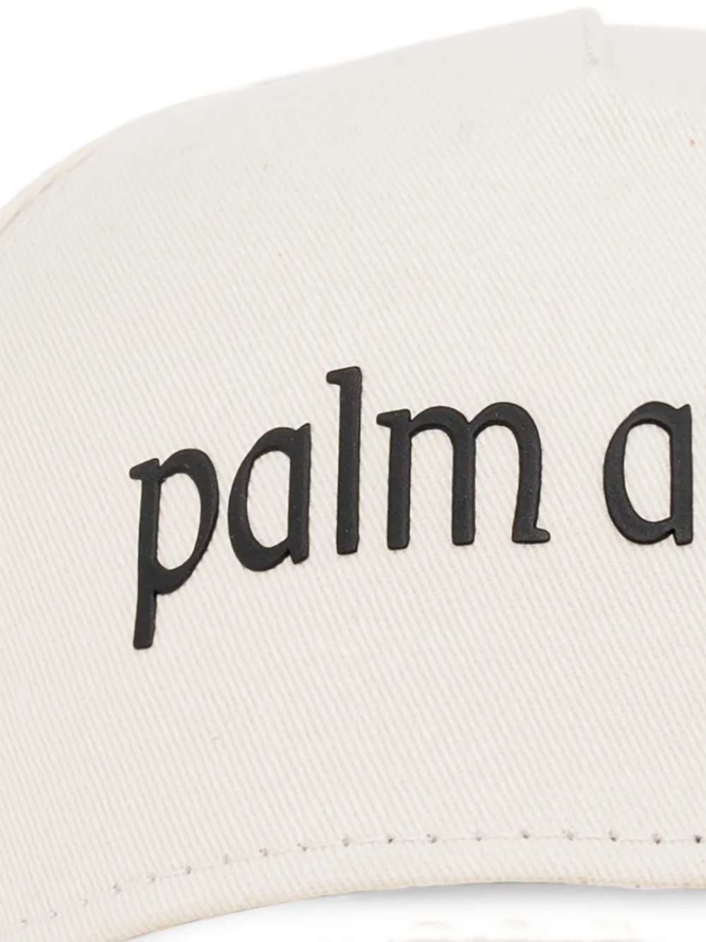 Palm Angels logo-print curved-peak cap Beige