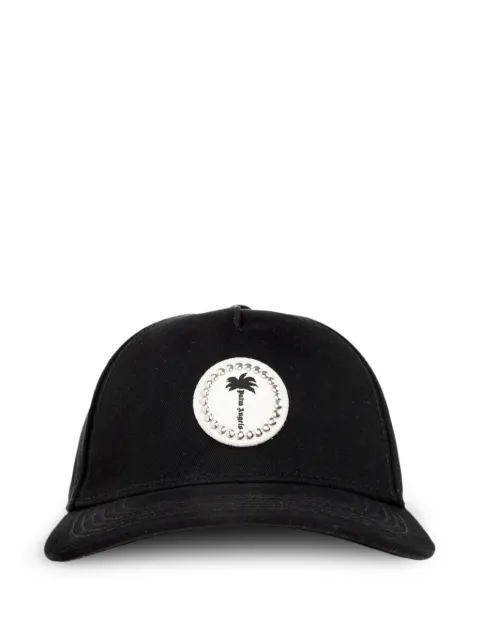 Palm Angels studded logo-patch baseball cap