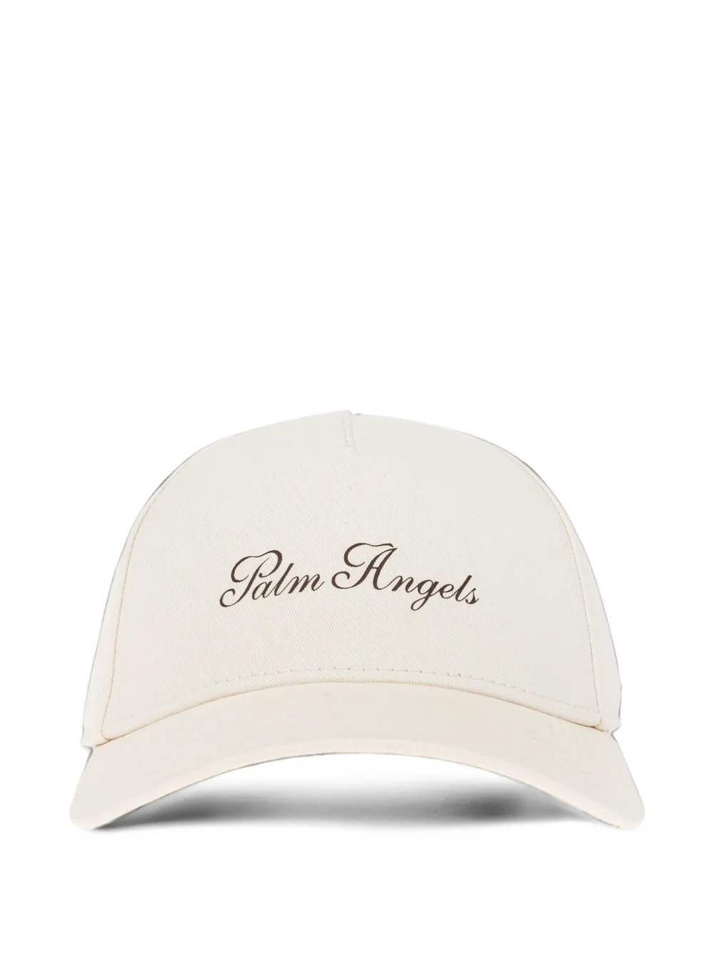 Palm Angels Katoenen honkbalpet met logoprint Beige