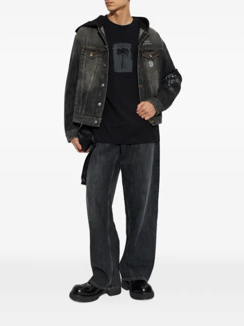 Palm Angels five-pocket straight-leg jeans