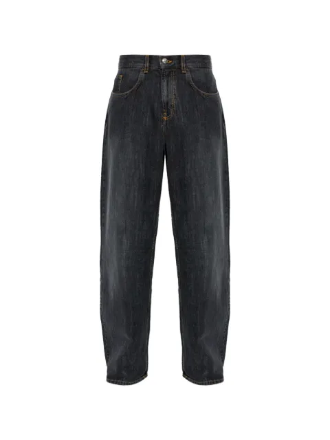 Palm Angels five-pocket straight-leg jeans
