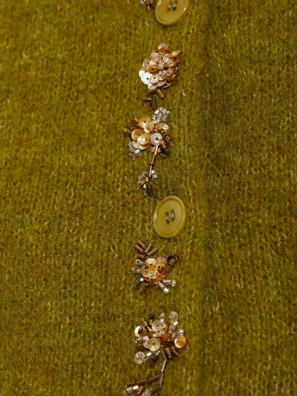 Forte appliqué-embellished waistcoat Groen