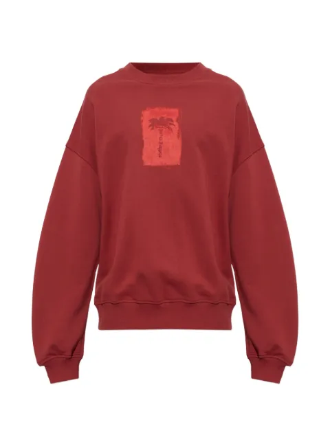 Palm Angels logo-print sweatshirt