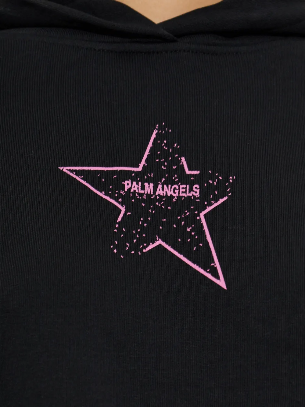 Palm Angels Icon palm loose hoodie Zwart