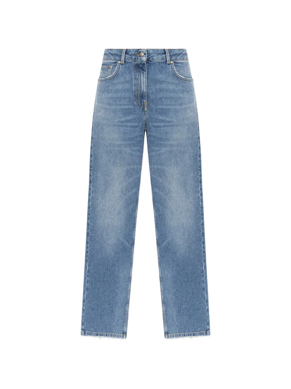 Palm Angels straight-leg jeans Blauw