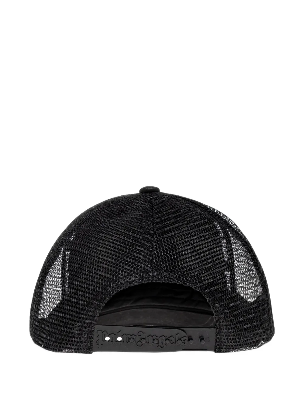 Palm Angels logo-embroidered mesh-panel cap Zwart