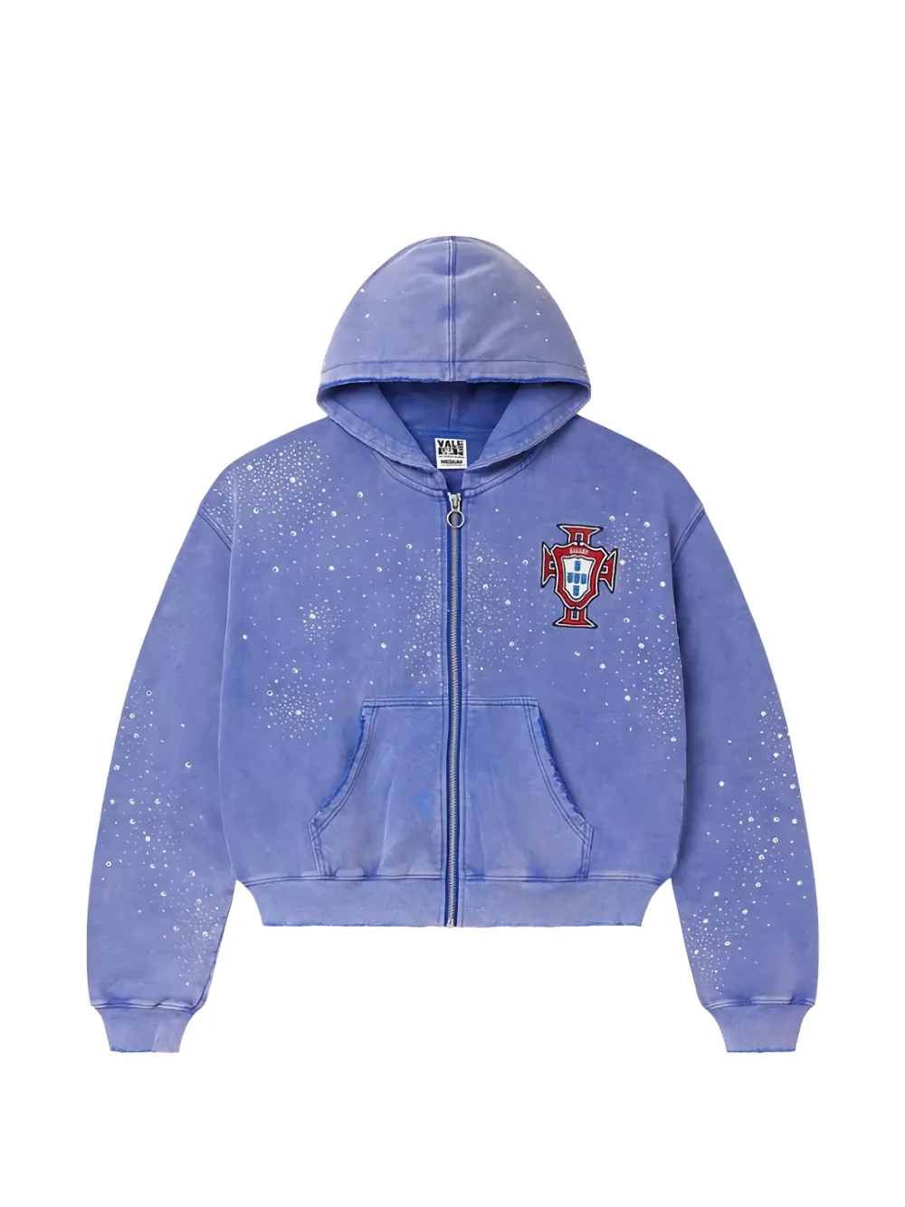 Vale Sea Cluster zip-up hoodie - Blu