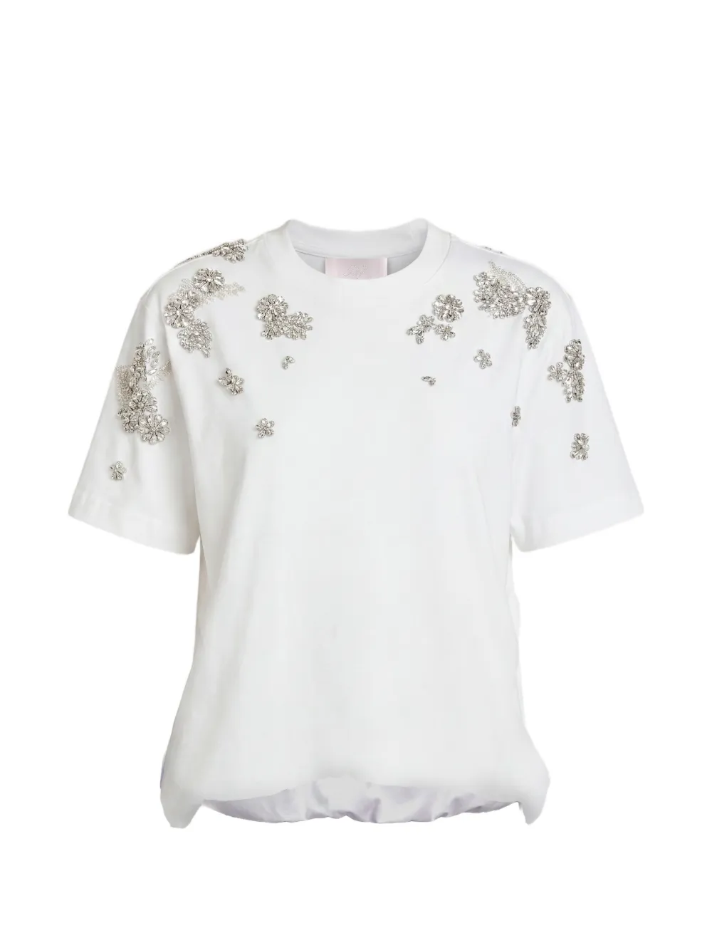 Cinq A Sept Ivy Crystal Davini T-shirt - Weiß