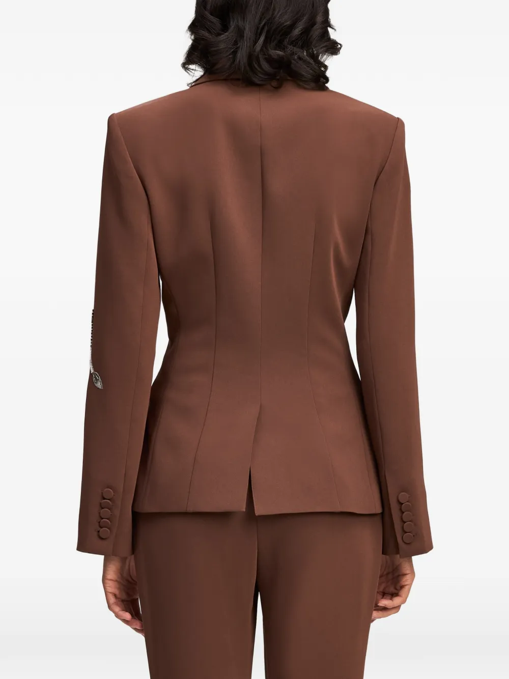 Cinq A Sept Gilded Peony Cheyenne blazer Bruin