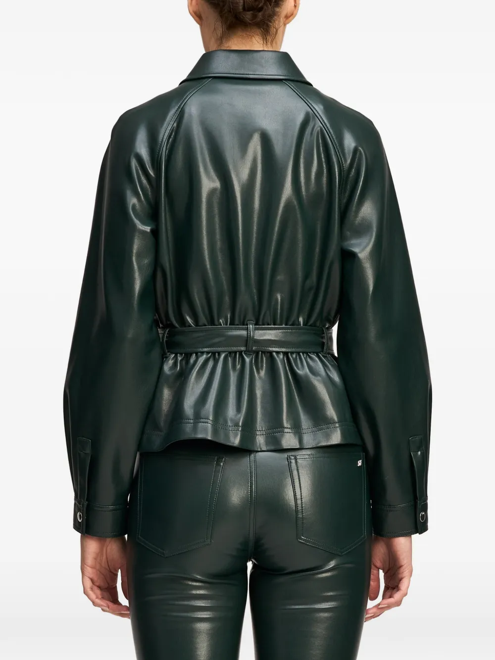Cinq A Sept Briar belted jacket Groen