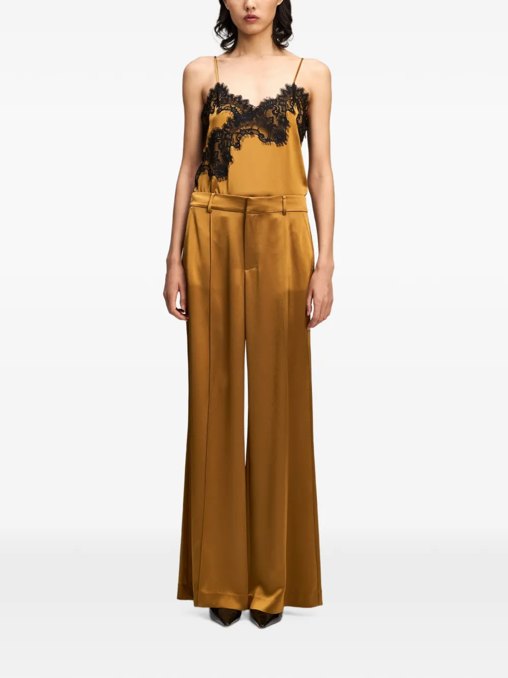 Cinq A Sept Jyn palazzo pants Geel